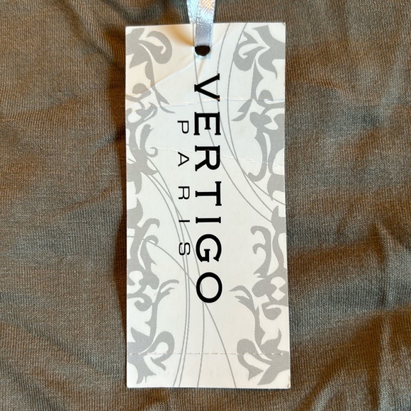 NWT Vertigo Paris dress with asymmetrical hem and jewel detail at neck - Picture 9 of 15